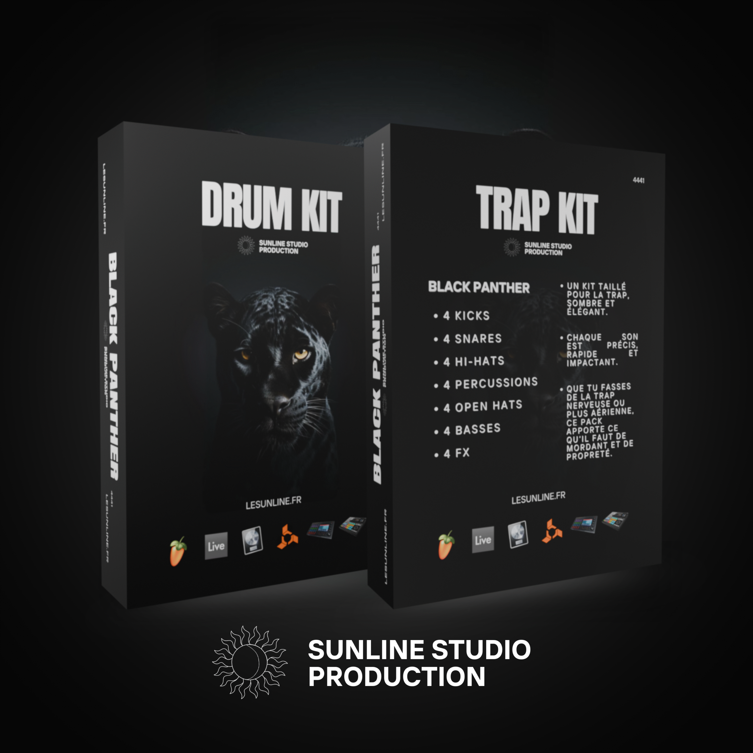 DRUM KIT – BLACK PANTHER 🐆